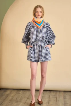Jemma Short in Navy & White