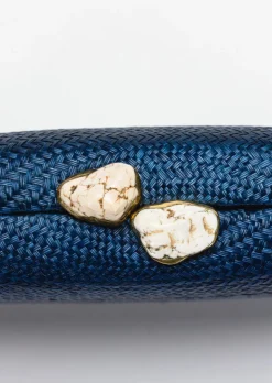 Jen Clutch with White Stone