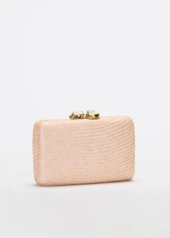 Jen Clutch with White Stone