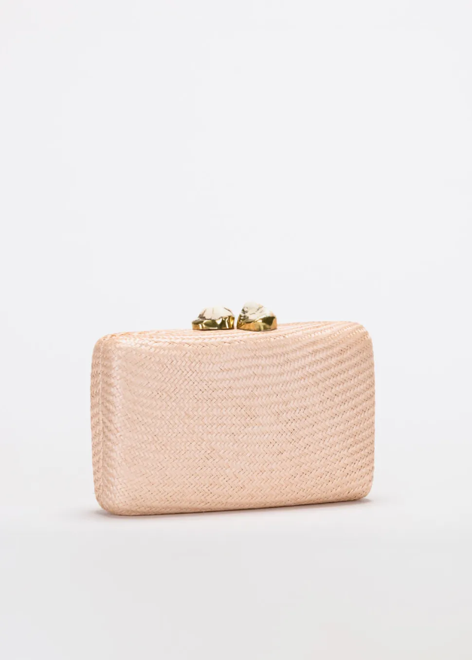 Jen Clutch with White Stone