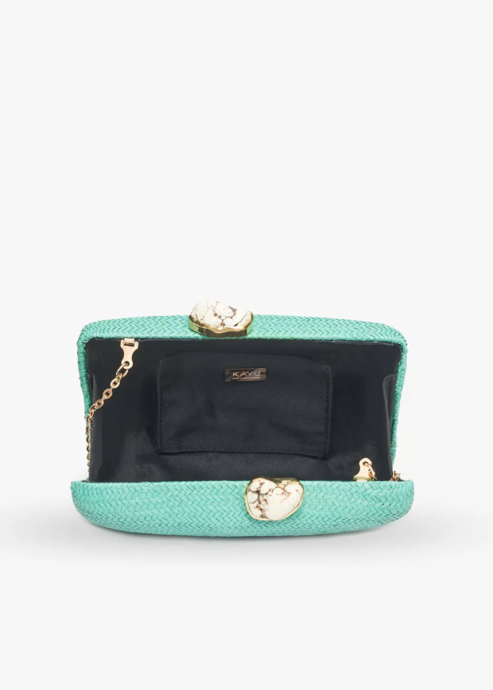 Jen Clutch with White Stone