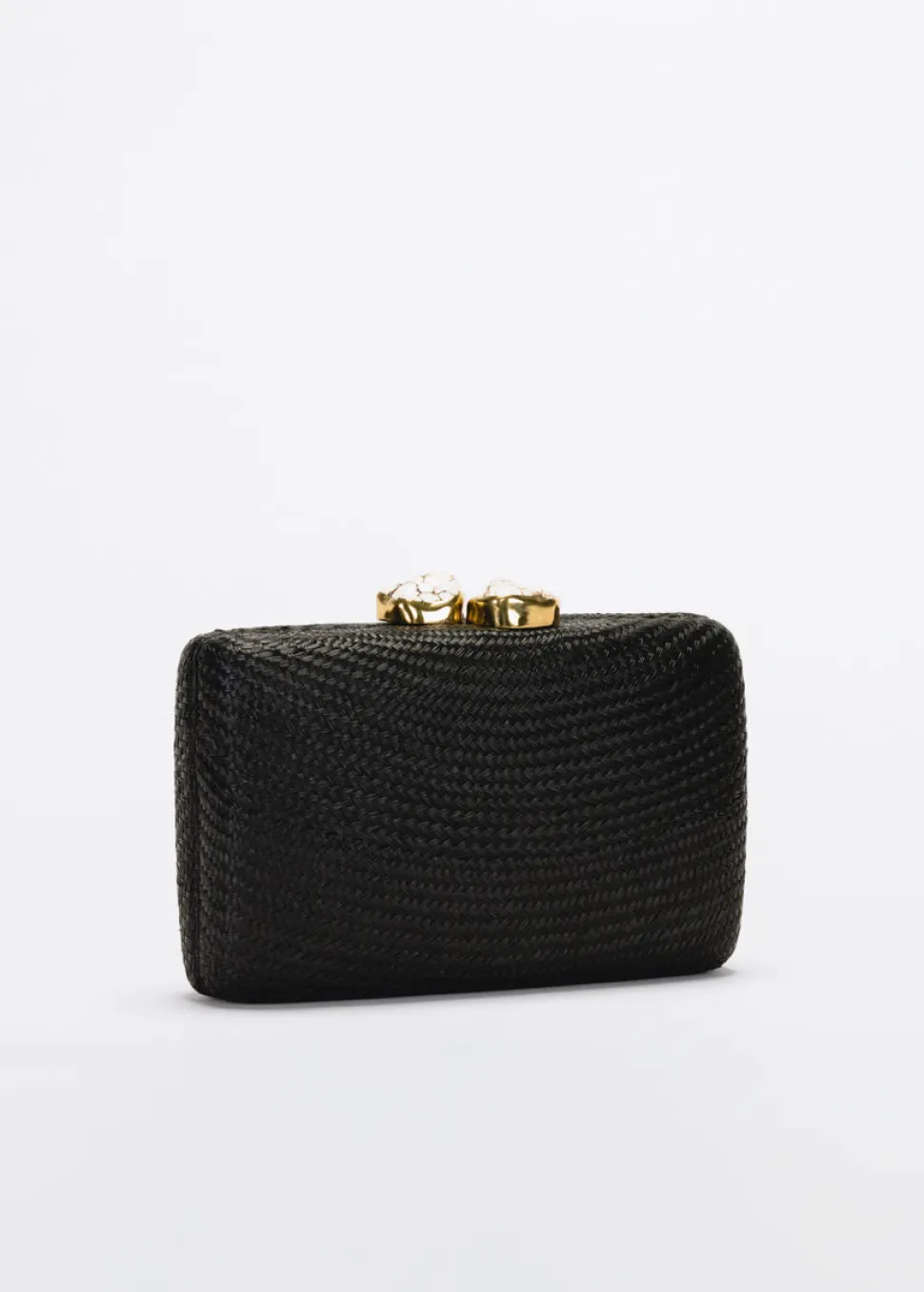 Jen Clutch with White Stone