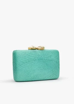 Jen Clutch with White Stone