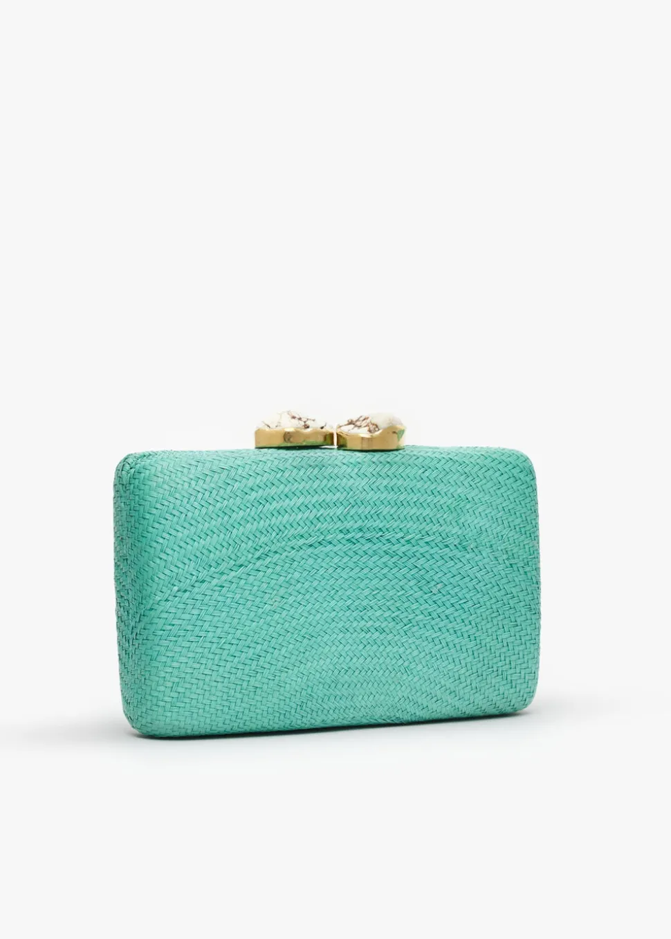 Jen Clutch with White Stone