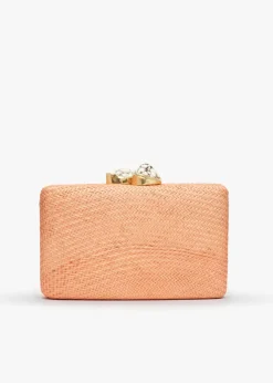 Jen Clutch with White Stone