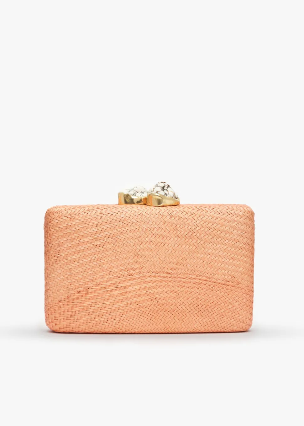 Jen Clutch with White Stone