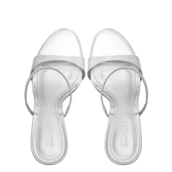 Jessica Mule Metallic Sandal in Prata