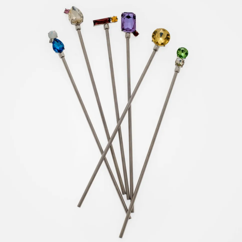 Jeweled Swizzle Sticks