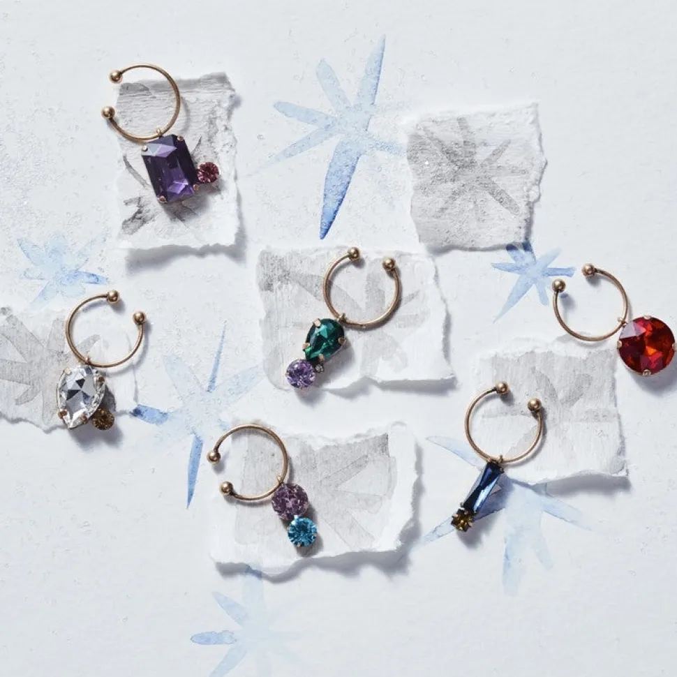 Jeweled Wine Charms