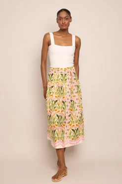 Jiya Skirt in Juniper Egret