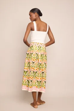 Jiya Skirt in Juniper Egret