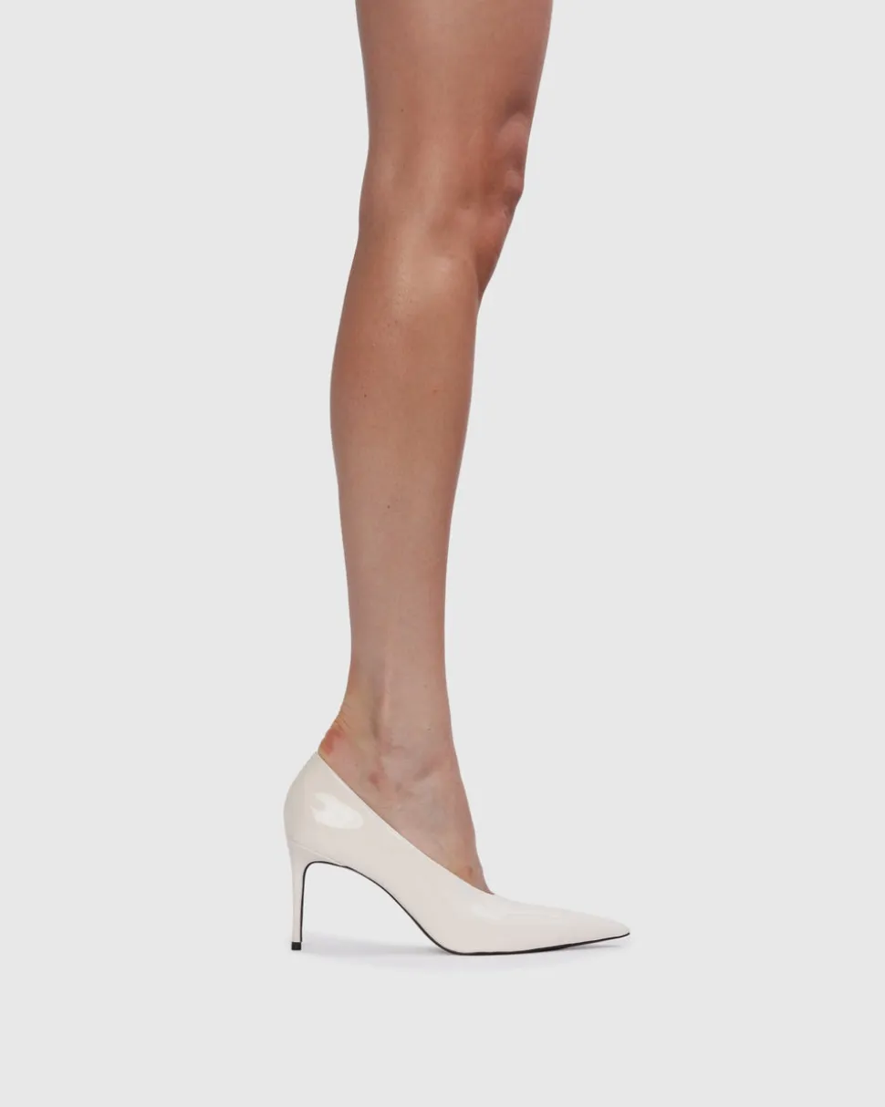 Jona 80 in Coconut Patent Leather