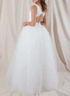Jones Gown with Tulle Skirt