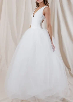 Jones Gown with Tulle Skirt