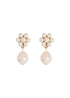 Josie Earrings in Pearl