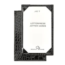 Jotter in Crocodile Embossed Leather