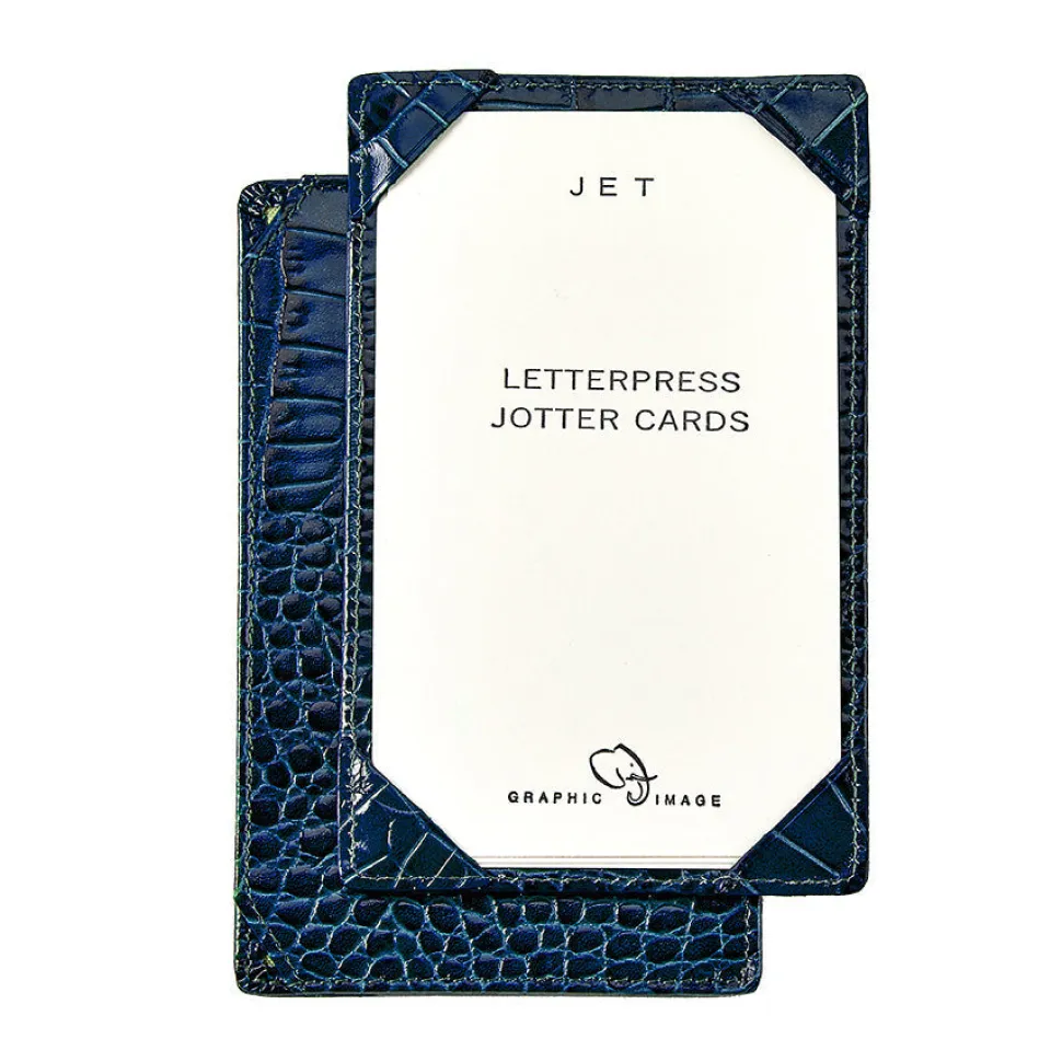 Jotter in Crocodile Embossed Leather