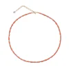 Julie Necklace in Coral-Blue