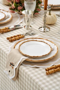 Julie Placemat and Napkin Set in Sand