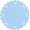 Juliet Bows Placemat - Blue, Set of 4