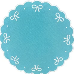Juliet Bows Placemat - Robin Egg Blue, Set of 4