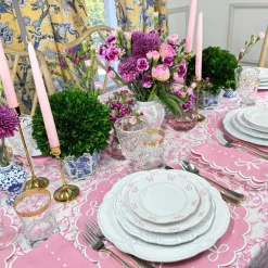 Juliet Bows Placemat in Pink, Set of 4