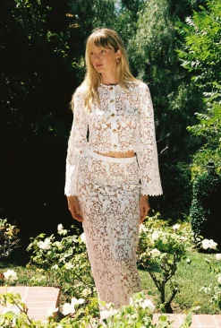 Juliet Swing Skirt in Lace