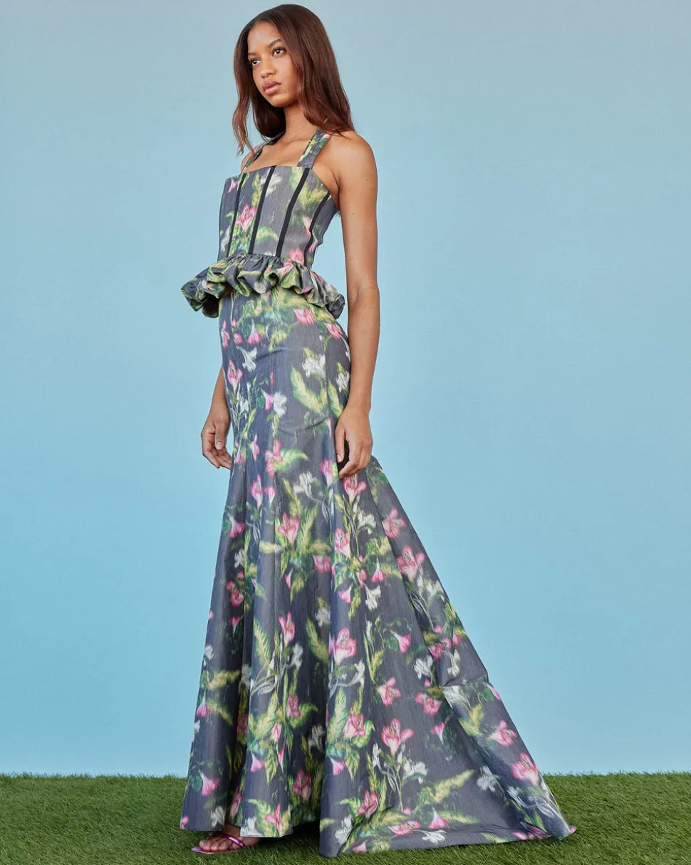 Juniper Ball Skirt in Pink Lily Taffeta