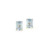 14K Blue Topaz Studs