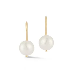 14K Pearl Drop Earrings
