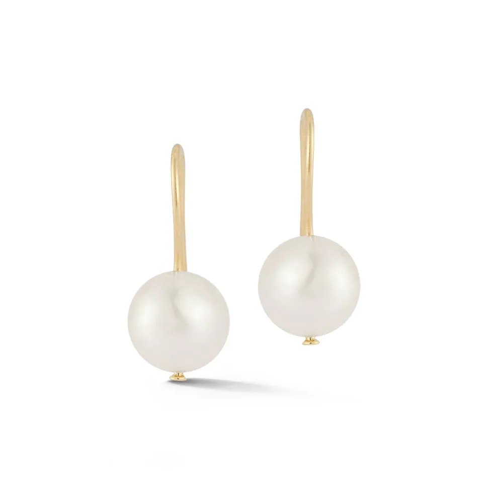 14K Pearl Drop Earrings