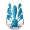 Kallos Water Glass in Light Blue, Set of 2