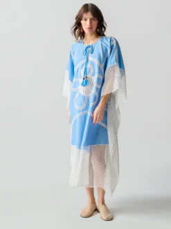 Kampos Caftan in Blue Multi