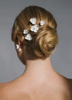 Karissa Bobby Pin Set in Cream