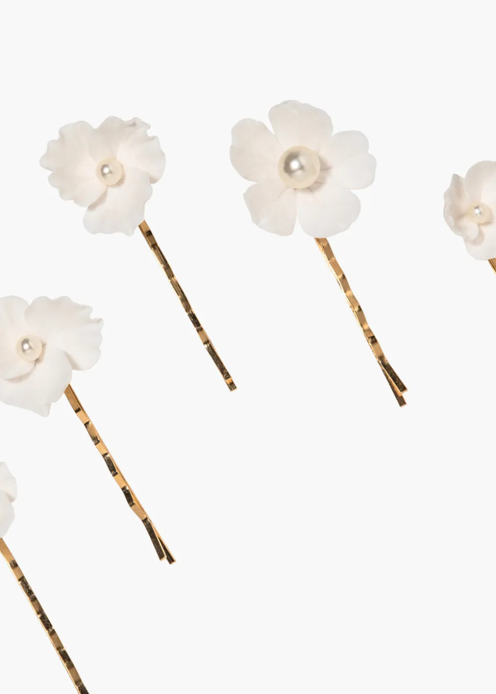 Karissa Bobby Pin Set in Cream