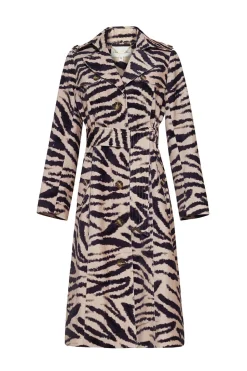 Karlie Trench in Sebra Blush