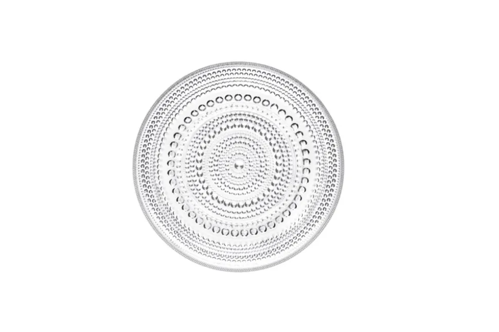 Kastehelmi Small Plate in Clear