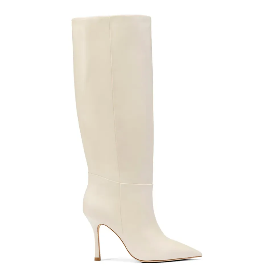 Kate Boot In Ivory Leather