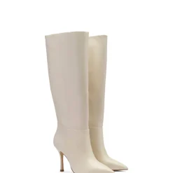 Kate Boot In Ivory Leather