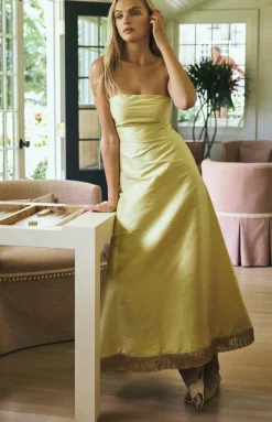 Katherine Dress in Lemon Yellow