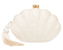 Katie Clutch in Off White