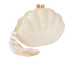 Katie Clutch in Off White