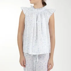 Katy Long Pajama in Bluebell Floral