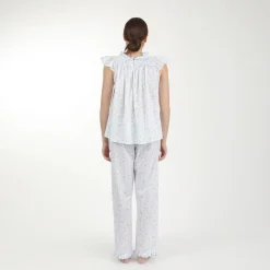 Katy Long Pajama in Bluebell Floral