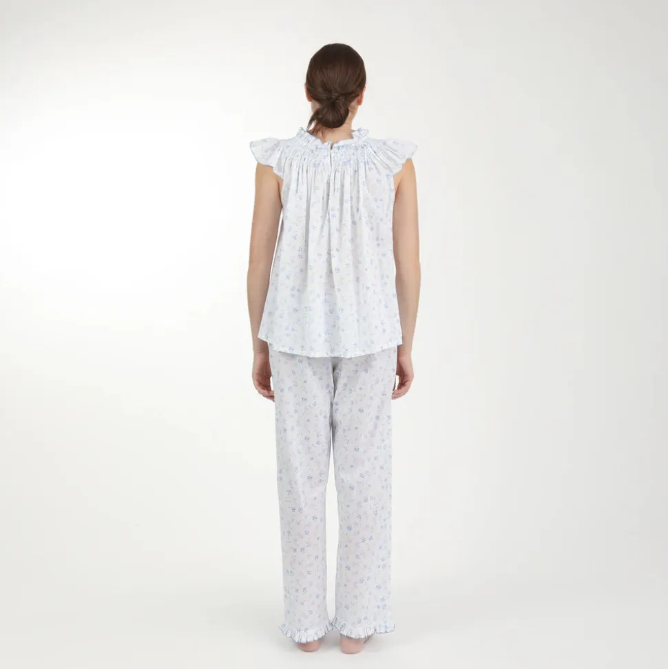 Katy Long Pajama in Bluebell Floral