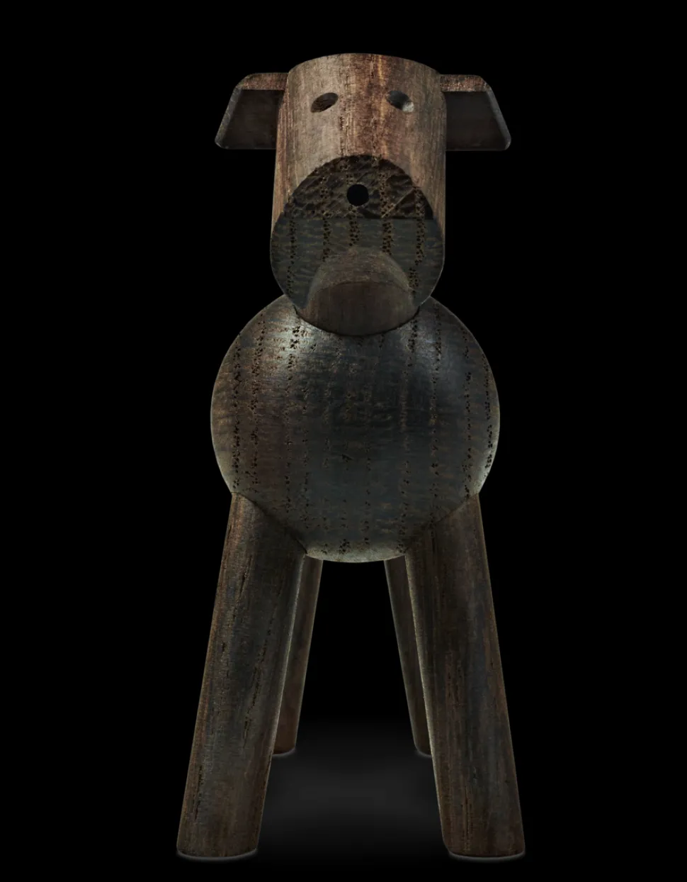 Kay Bojesen Dog in Dark Stained Oak