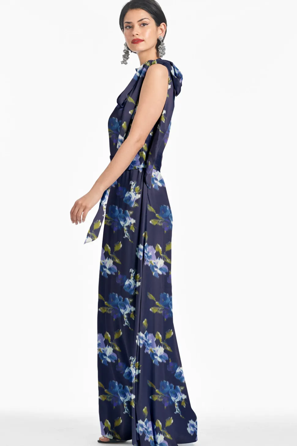 Kayla Gown in Midnight Corsage