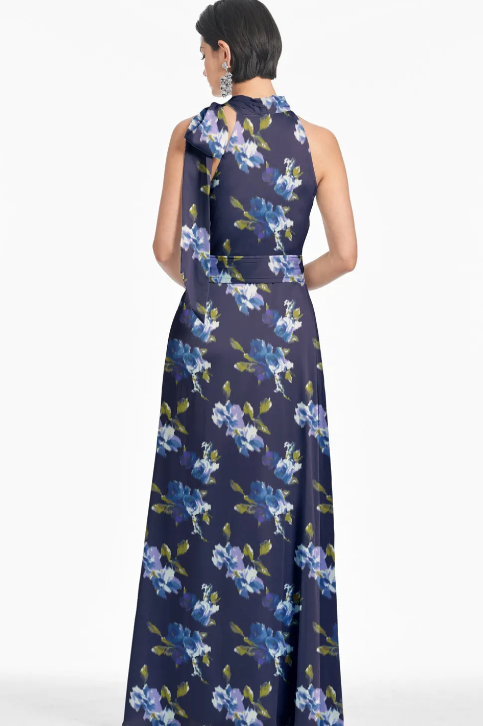 Kayla Gown in Midnight Corsage