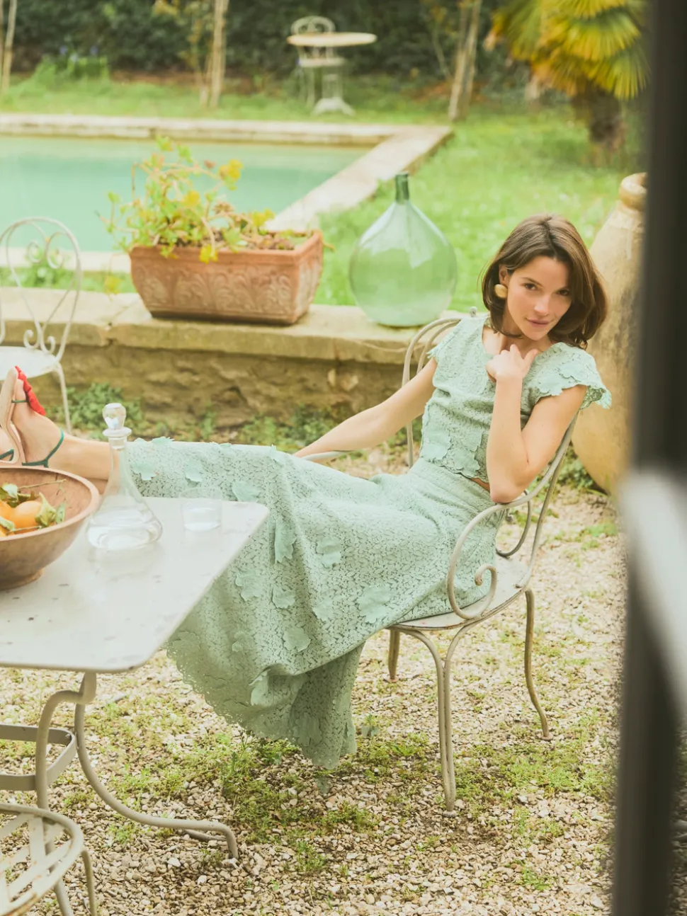 Kelly Skirt in Minty Green