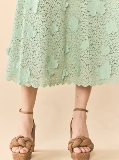 Kelly Skirt in Minty Green